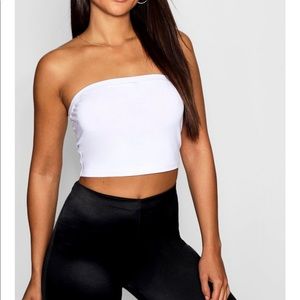 White Strapless Shirt